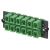 Panduit FAP12WAGSCZ adaptador de fibra óptica SC 1 pieza(s) Negro, Verde