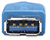Manhattan SuperSpeed USB Verlängerungskabel, USB 3.0, Typ A-Stecker - Typ A-Buchse, 5 Gbit/s, 3 m, blau