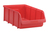 hünersdorff 675100 tárolódoboz Téglalap alakú Polipropilén (PP) Vörös