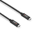 Lindy 43308 USB-kabel 5 m USB 3.2 Gen 2 (3.1 Gen 2) USB C Zwart