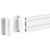InLine Slatwall mounting bracket for wall bracket Panel, white, 2pcs. pair