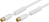 Goobay 67279 coaxial cable 5 m White