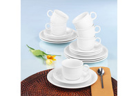 Geschirr-Serie Compact weiß - Kaffeeservice 18tlg.: Detailansicht 1
