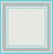 DUNI Dunicel-Mitteldecken 84 x 84 cm, Raya blue