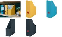 LEITZ Porte-revues Click & Store Cosy, A4, carton, bleu (80535661)