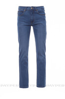 Herrenhose MUSTANG, JeansDesign, Stretch, Regular Fit, Used-Look, Farbe Hellblau, Gr. 62-64