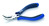 product - schmitz electronic snipe nose pliers ESD bent, long, serrated jaws - 6.1/8"