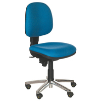 Drehstuhl Comfort Standard, mit Rollen, ESD, blau