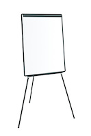 Flipchart na trójnogu Q-CONNECT, 70x100cm, tablica suchościeralna