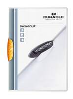 Durable SWINGCLIP� 30 A4 Clip Folder - Orange - Pack of 25