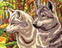 Canvas: Royal Paris: Autumn Wolves