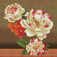 Diamond Painting Kit: Camellia & Lilly Bouquet