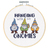 Counted Cross Stitch Kit with Hoop: Gnomies