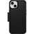 OtterBox Strada - Leder Flip Case - Apple iPhone iPhone 14 Shadow - Schwarz - Schutzhülle