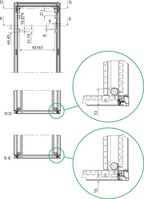 HE-Halterung SF/SM Geräte 1 oder 3 HE NSYRC1U (VE4)