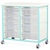 Steel Standard Level Double Column Tray Trolley - 3 Small and 6 Deep Drawers