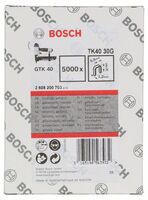 Bosch 2608200703 Schmalrückenklammer TK40 30G, 5,8 mm, 1,2 mm, 30 mm, verzinkt