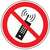 NORDWEST Handel AG Znak zakazu ASR A1.3/DIN EN ISO 7010 zakaz używania telefonii komórkowej tworzyw