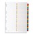 AVERY Répertoire numérique 31 touches. En carte Blanche, onglets plastifiés de couleur. Format A4.