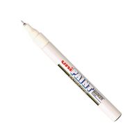 Uni PX-20 Paint Marker Extra Fine Bullet Tip 0.8mm Line White (Pack 12)