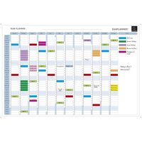 Exacompta Magnetic Perpetual Year Planner (Comes with magnets magnet strips pens