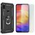 NALIA Case + Screen Protector compatible with Xiaomi Redmi Note 7, 9H Tempered Glass & 360 Degree Rotating Ring Cover, for Magnetic Car Mount, Hardcase & Silicone Back Skin Shoc...
