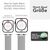 NALIA Alvia Stainless Steel Band Compatible with Apple Watch Ultra/SE iWatch Series 10 9 8 7 6 5 4 3 2 1, 42/44/45/46/49mm, Magnetic Mesh Loop Strap, Breathable Metal Band Ice S...