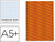 Cuaderno Espiral Liderpapel Cuarto Multilider Tapa Forrada 80H 80 Gr Cuadro 4Mm con Margen Naranja