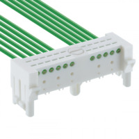 Direktsteckverbinder, 10-polig, RM 2.5 mm, abgewinkelt, weiß, 733500 10 K99