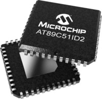 80C51 Mikrocontroller, 8 bit, 60 MHz, PLCC-44, AT89C51ID2-SLSUM