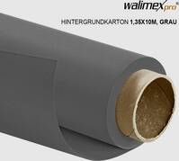 Walimex Pro Háttérkarton (H x Sz) 10000 mm x 1350 mm Szürke