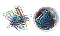 ValueX Paperclip Giant Plain 51mm Assorted Colours (Pack 25)