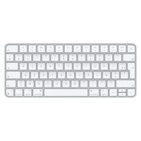 Magic keyboard USB + Bluetooth AZERTY French Aluminium, White Tastaturen