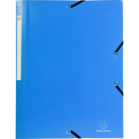 Sammelmappe mit Gummizug A4 aus PP - Hellblau