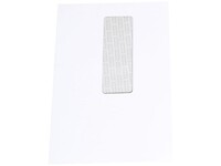 Staples Zakelijke envelop, A5, 156 x 220 mm, met venster, zelfklevend, papier, wit (pak 100 stuks)