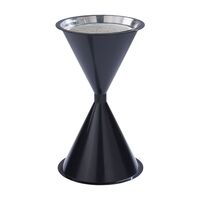 Conical pedestal ashtray made of plastic