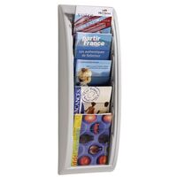 Wall mounted brochure racks