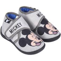 ZAPATILLAS DE CASA MEDIA BOTA MICKEY LIGHT GRAY