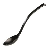 APS Deli Spoon in Black 230mm - Melamine - Functional & Robust - Pack of 6