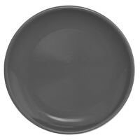 Olympia Cafe Coupe Plate in Stoneware - Charcoal - 250(�) mm - 6 pc