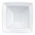 Churchill Alchemy Square Bowls in White Porcelain Dishwasher Safe - 4 Pack
