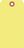 Anhängeetiketten - Fluoreszierend-Gelb, 15.9 x 7.9 cm, Manilakarton