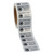 Sicherheitsetiketten 50,8 x 25,4 mm, Siegel Aufkleber schwarz silber, Aufdruck: Rücknahme-Siegel - Öffnen verpflichtet zum Kauf, 1.000 Siegeletiketten Polyesteretiketten