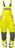 Ogrodniczki spodnie robocze ostrzegawcze Colmar rozmiar 50 żółto-szary