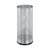 Durable Metal Umbrella Stand 28.5 Litre Round Silver 335023