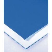 Cleanroom sticky tack mat with pad - 60 sheets, white