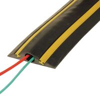 Temporary traffic calmer and heavy duty cable protector - 1 x 20mm circular channel