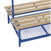 Evolve Duo Shoe Rack 3000Mm - Blue