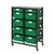 Premium mobile tray storage racks - A4 size trays 4 deep trays and one shallow per column in two or three column units