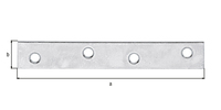 Flachverbinder, sendvz., LxB 100x15 mm